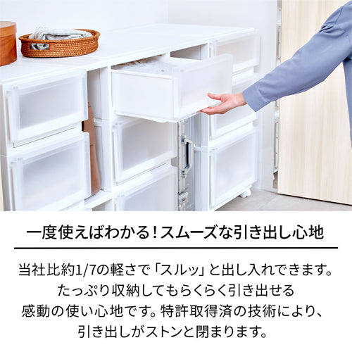 ESCO（エスコ） 450x550x200mm 引出し式収納ケース(2個) EA506MA-7B
