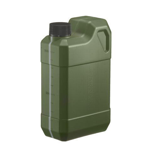 瑞穂化成工業 1L ポリタンク(遮光性/ﾓｽｸﾞﾘｰﾝ/ﾉｽﾞﾙ無/5個 0189SMG