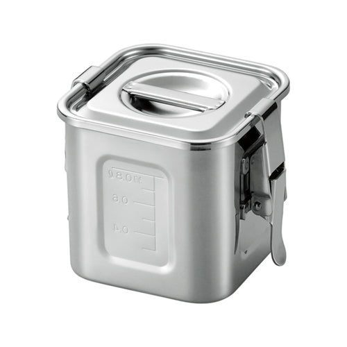 ESCO（エスコ） 165x165x164mm ふた付深型ﾎﾞｯｸｽ(ｽﾃﾝﾚｽ製) EA508SC-155A