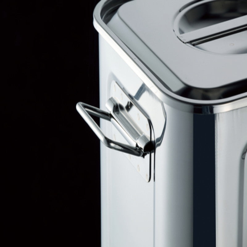 ESCO（エスコ） 210x210x209mm ふた付深型ﾎﾞｯｸｽ(ｽﾃﾝﾚｽ製) EA508SC-158A