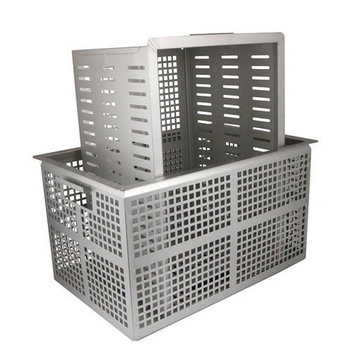 ESCO（エスコ） 515x340x290mm ｺﾝﾃﾅ(ｽﾃﾝﾚｽ製/側面高通気) EA508SE-22