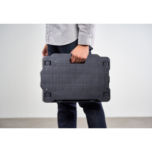 アイリスオーヤマ（IRIS OHYAMA） 421x281mm/ 100kg ﾄﾞｰﾘｰ(連結式/黒) RMH-421E