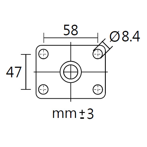 ESCO（エスコ） [EA520AM-1用] 自在ｷｬｽﾀｰ EA520AM-11