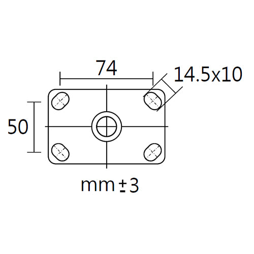 ESCO（エスコ） [EA520AM-2用] 自在ｷｬｽﾀｰ(ﾌﾞﾚｰｷ付) EA520AM-12