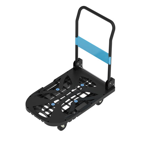 サカエ 490x780mm/200kg 運搬車(軽量/静音) SKC-780BK