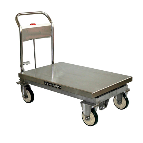 東正車輌（TOSEI） 400x 720mm/150kg テーブルリフト(ｽﾃﾝﾚｽ製) GLH-150SUS