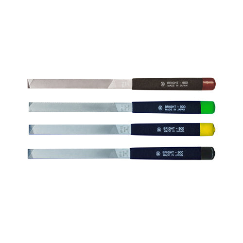 ESCO（エスコ） 215mm やすり(4本組/ｸﾛﾑｺｰﾃｨﾝｸﾞ/平/粗-油目 EA521PH-65A