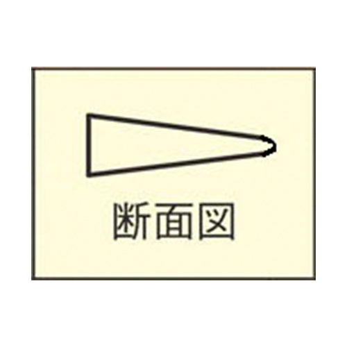 ESCO（エスコ） 76x25x9.5mm 油砥石(長三角/極細目) EA522AK-13B