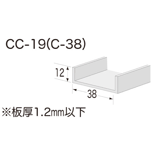 ミノル工業 1.2mm/500mm Ｃチャンカッター MC30C500X