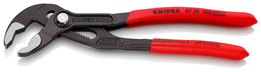 KNIPEX（ｸﾆﾍﾟｯｸｽ） 1・1/2”/180mm ウォーターポンププライヤー 8701180