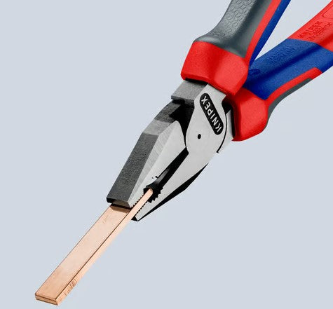 KNIPEX（クニペックス） 180mm 電工ペンチ(ｸﾞﾘｯﾌﾟ付･偏芯型) 02 02 180