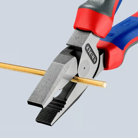 KNIPEX（クニペックス） 200mm 電工ペンチ(ｸﾞﾘｯﾌﾟ付･偏芯型) 02 02 200