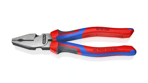KNIPEX（クニペックス） 200mm 電工ペンチ(ｸﾞﾘｯﾌﾟ付･偏芯型) 02 02 200