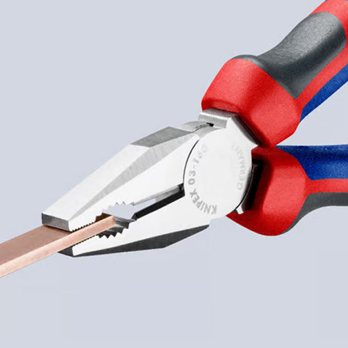 KNIPEX（ｸﾆﾍﾟｯｸｽ） 160mm 電工ペンチ(ｸﾞﾘｯﾌﾟ付/ﾒｯｷ) 03 05 160
