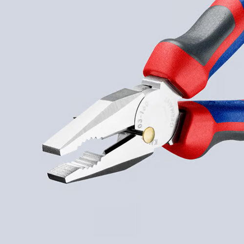 KNIPEX（ｸﾆﾍﾟｯｸｽ） 160mm 電工ペンチ(ｸﾞﾘｯﾌﾟ付/ﾒｯｷ) 03 05 160
