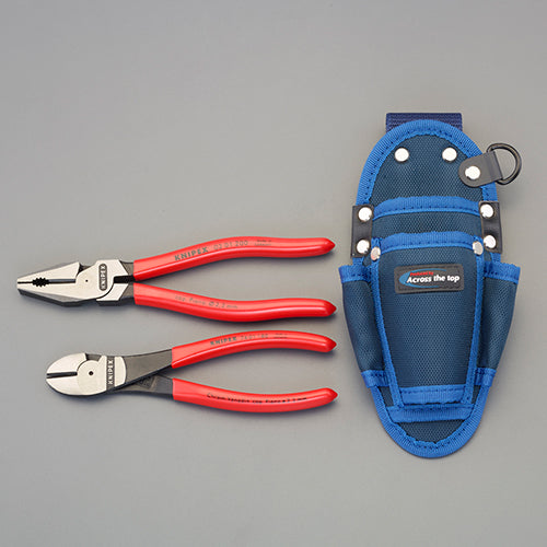 KNIPEX（ｸﾆﾍﾟｯｸｽ） 2本組  プライヤーセット(ホルダー付) ※ESCOオリジナルセット品