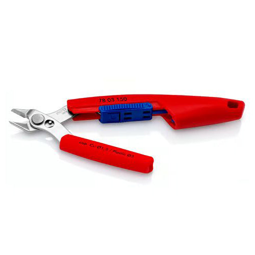 KNIPEX（ｸﾆﾍﾟｯｸｽ） 150mm 精密用ニッパー(ｸﾞﾘｯﾌﾟ付/INOX) 78 03 150