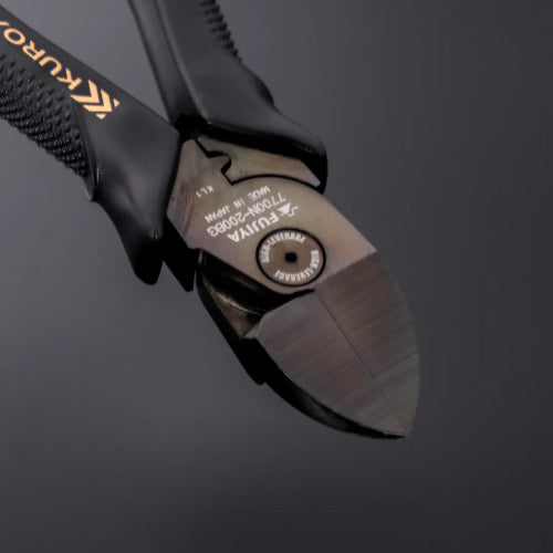 フジ矢（FUJIYA） 200mm 電工薄刃ニッパー(圧着付/偏芯型) 7700N-200BG