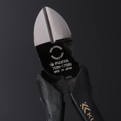 フジ矢（FUJIYA） 200mm 強力型ニッパー(圧着付/偏心型) 700N-200BG