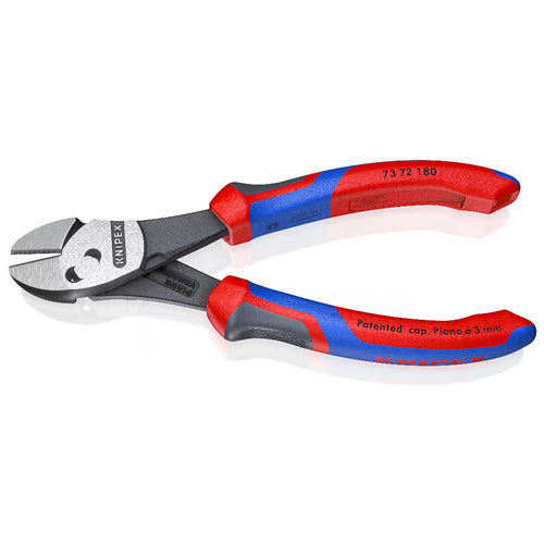 KNIPEX（ｸﾆﾍﾟｯｸｽ） 180mm 強力型ニッパー(ｸﾞﾘｯﾌﾟ付) 73 72 180