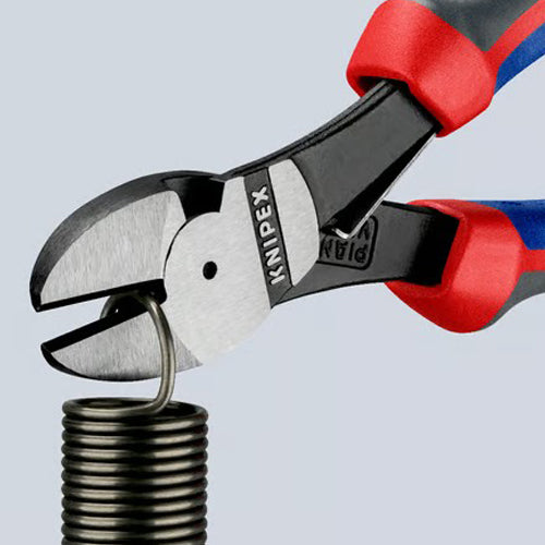 KNIPEX（ｸﾆﾍﾟｯｸｽ） 180mm 強力型ニッパー(ｸﾞﾘｯﾌﾟ･ﾊﾞﾈ付) 74　12　180