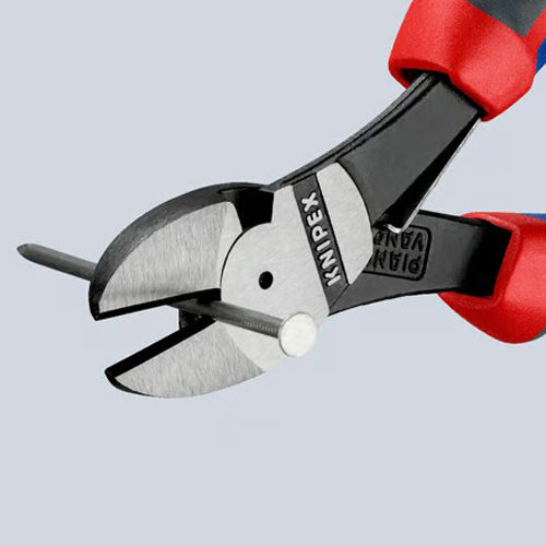 KNIPEX（ｸﾆﾍﾟｯｸｽ） 180mm 強力型ニッパー(ｸﾞﾘｯﾌﾟ･ﾊﾞﾈ付) 74　12　180