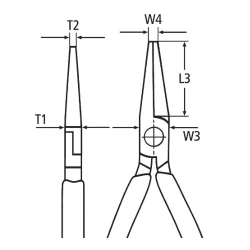 KNIPEX（クニペックス） 160mm ラジオペンチ(ｸﾞﾘｯﾌﾟ付/磨き) 2502160