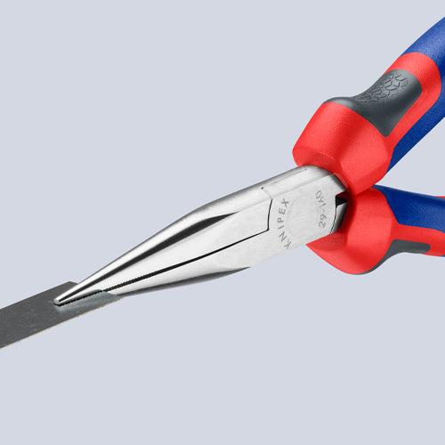 KNIPEX（クニペックス） 160mm ﾛﾝｸﾞﾉｰｽﾞﾌﾟﾗｲﾔｰ(ｸﾞﾘｯﾌﾟ付/ﾒｯｷ) 29 25 160