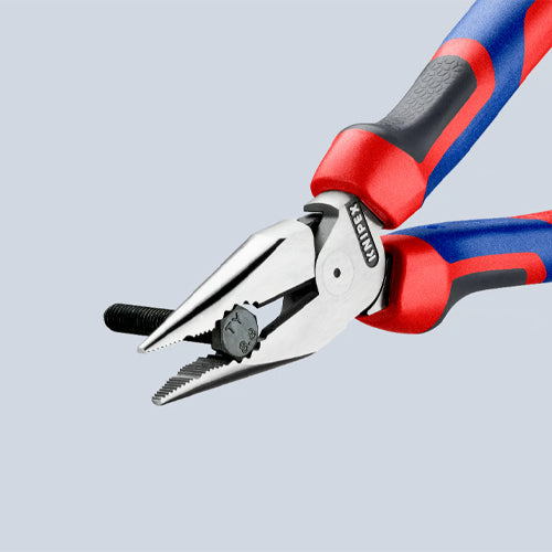 KNIPEX（クニペックス） 185mm ﾆｰﾄﾞﾙﾉｰｽﾞﾍﾟﾝﾁ(ｸﾞﾘｯﾌﾟ/ｶｯﾀｰ付) 08 22 185