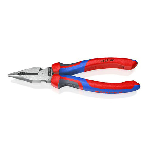 KNIPEX（クニペックス） 185mm ﾆｰﾄﾞﾙﾉｰｽﾞﾍﾟﾝﾁ(ｸﾞﾘｯﾌﾟ/ｶｯﾀｰ付) 08 22 185