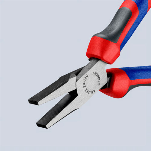 KNIPEX（ｸﾆﾍﾟｯｸｽ） 160mm ﾌﾗｯﾄﾉｰｽﾞﾌﾟﾗｲﾔｰ(ｸﾞﾘｯﾌﾟ付/磨き) 20 02 160