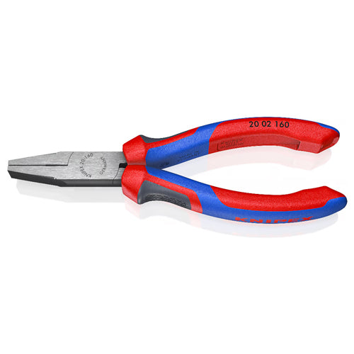 KNIPEX（ｸﾆﾍﾟｯｸｽ） 160mm ﾌﾗｯﾄﾉｰｽﾞﾌﾟﾗｲﾔｰ(ｸﾞﾘｯﾌﾟ付/磨き) 20 02 160