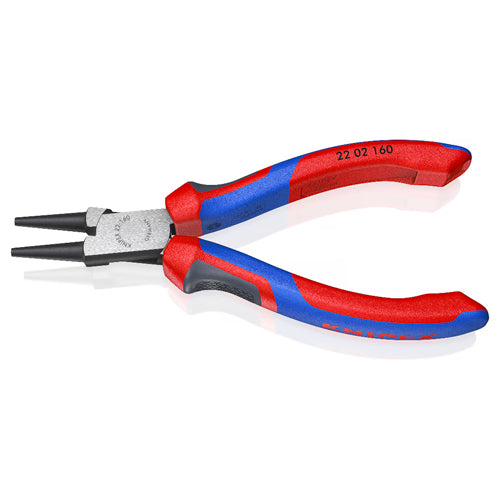 KNIPEX（ｸﾆﾍﾟｯｸｽ） 160mm ﾗｳﾝﾄﾞﾉｰｽﾞﾌﾟﾗｲﾔｰ(ｸﾞﾘｯﾌﾟ付/磨き) 22 02 160