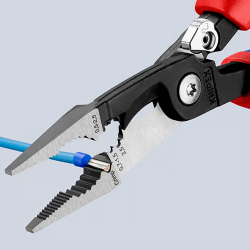 KNIPEX（ｸﾆﾍﾟｯｸｽ） 200mm 電工多機能ペンチ(ばね付) 13 92 200