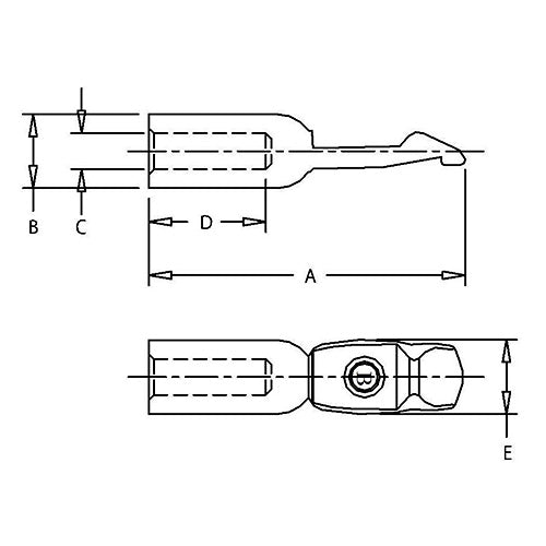 ESCO（エスコ） アンダーソンタイプコネクター(10ｰ12AWG) EA538RC-3