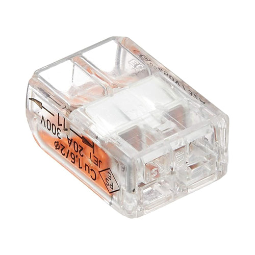 WAGO（ワゴ） 差込形電線コネクター(2極/10個) WFR-2BP(221-412)