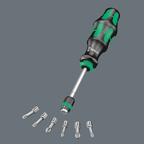 Wera（ヴェラ） [+ -]ドライバービットｾｯﾄ(ﾋﾞｯﾄ収納ﾊﾝﾄﾞﾙ) 051024