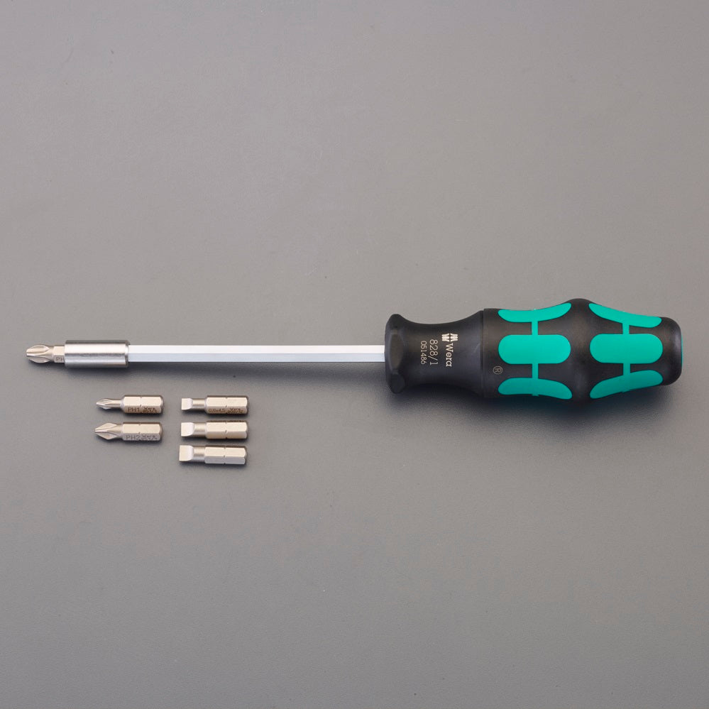 Wera [+ -] ﾄﾞﾗｲﾊﾞｰﾋﾞｯﾄｾｯﾄ(ﾊﾝﾄﾞﾙ付) 051511