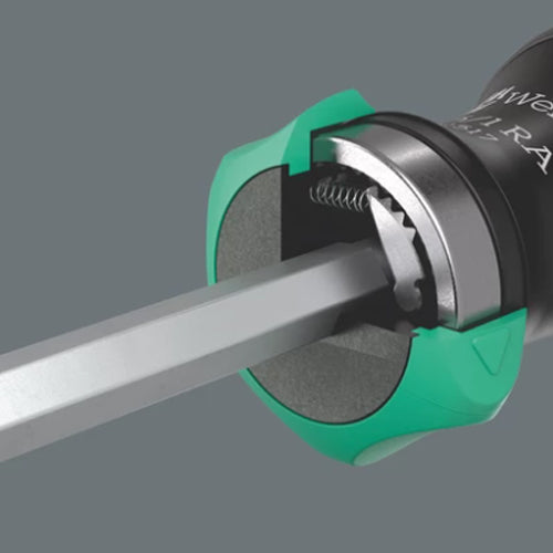 Wera [+ -]ﾄﾞﾗｲﾊﾞｰｾｯﾄ(ﾗﾁｪｯﾄ式ﾋﾞｯﾄ収納ﾊﾝﾄﾞﾙ) 05051517001