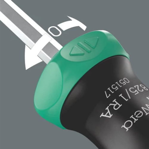 Wera [+ -]ﾄﾞﾗｲﾊﾞｰｾｯﾄ(ﾗﾁｪｯﾄ式ﾋﾞｯﾄ収納ﾊﾝﾄﾞﾙ) 05051517001