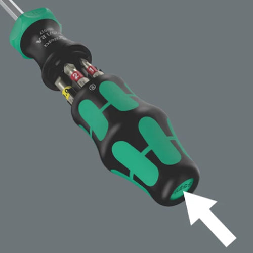 Wera [+ -]ﾄﾞﾗｲﾊﾞｰｾｯﾄ(ﾗﾁｪｯﾄ式ﾋﾞｯﾄ収納ﾊﾝﾄﾞﾙ) 05051517001