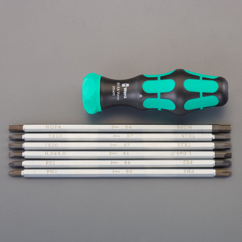 Wera [+ - Pozi Hex Torx] ﾄﾞﾗｲﾊﾞｰｾｯﾄ(差替式) 05051540001