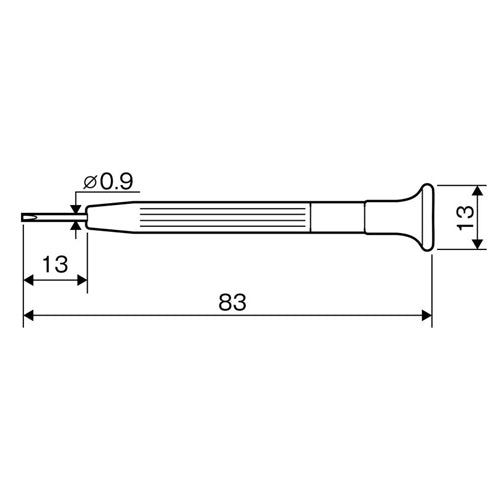 アネックスツール（Anex） 0.9x0.30x83mm [-]ドライバー(精密用) No.70