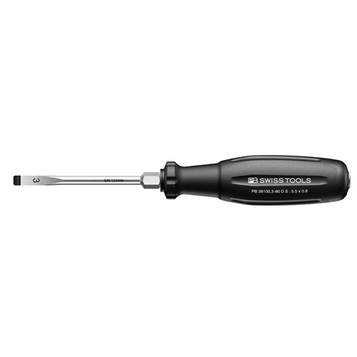 PB SWISS TOOLS 5.5x 80mm [-]ドライバー(貫通柄･手元六角) PB 38100.3-80 D S