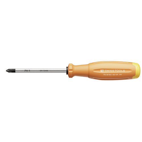 PB SWISS TOOLS #1 x 80mm [+]ドライバー(橙) PB 38190.1-80 OR