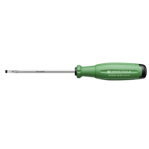 PB SWISS TOOLS 0.5x 3.5mm/ 90mm [-]ドライバー(緑) PB 38100.1-90 GR