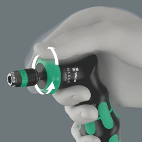 Wera 1/4"Hex ﾄﾞﾗｲﾊﾞｰﾊﾝﾄﾞﾙｾｯﾄ(ﾗﾁｪｯﾄ式) 05051535001