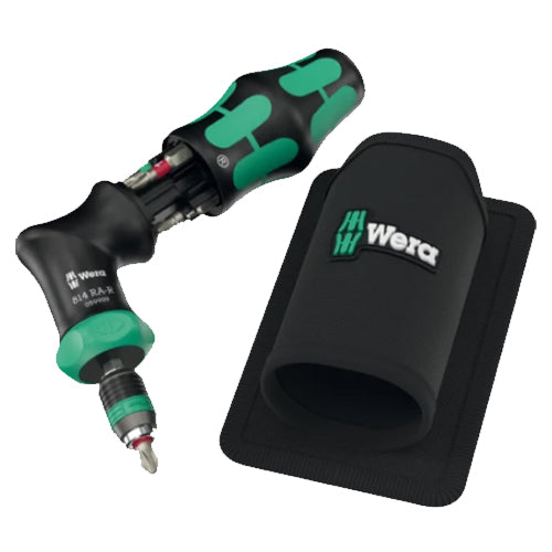 Wera 1/4"Hex ﾄﾞﾗｲﾊﾞｰﾊﾝﾄﾞﾙｾｯﾄ(ﾗﾁｪｯﾄ式) 05051535001