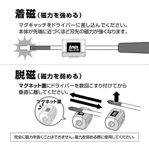 アネックスツール（Anex） #00x50mm [+]精密ﾄﾞﾗｲﾊﾞｰ(ﾏｸﾞｷｬｯﾁ付) 3450-S1