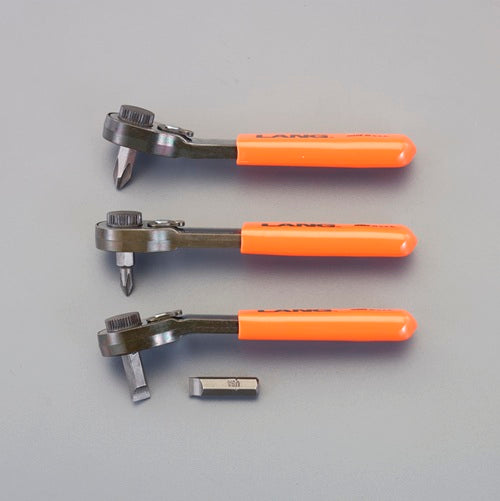 ESCO（エスコ） 1/4"DR/3本組 ビットラチェットハンドル EA562-42